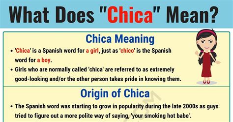 chica meaning in spanish slang